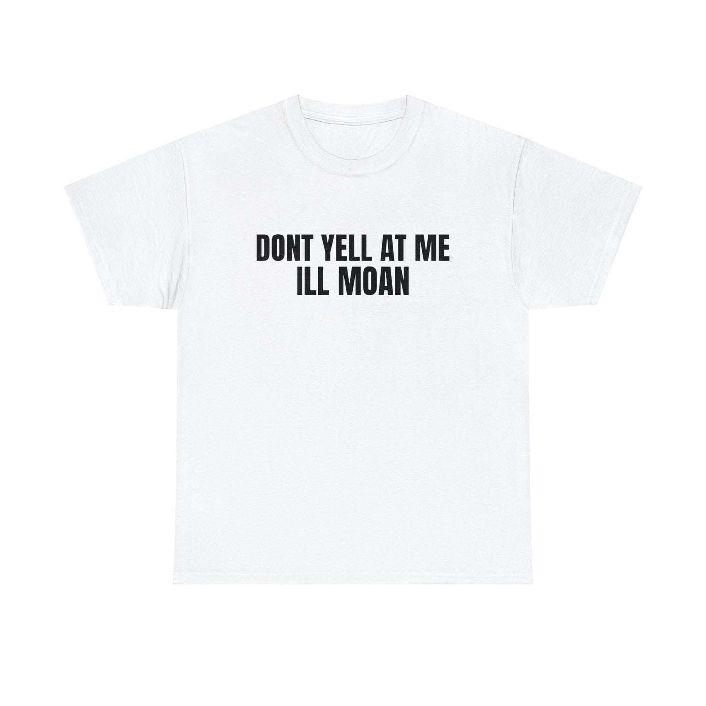 Don't Yell at Me I'll Moan