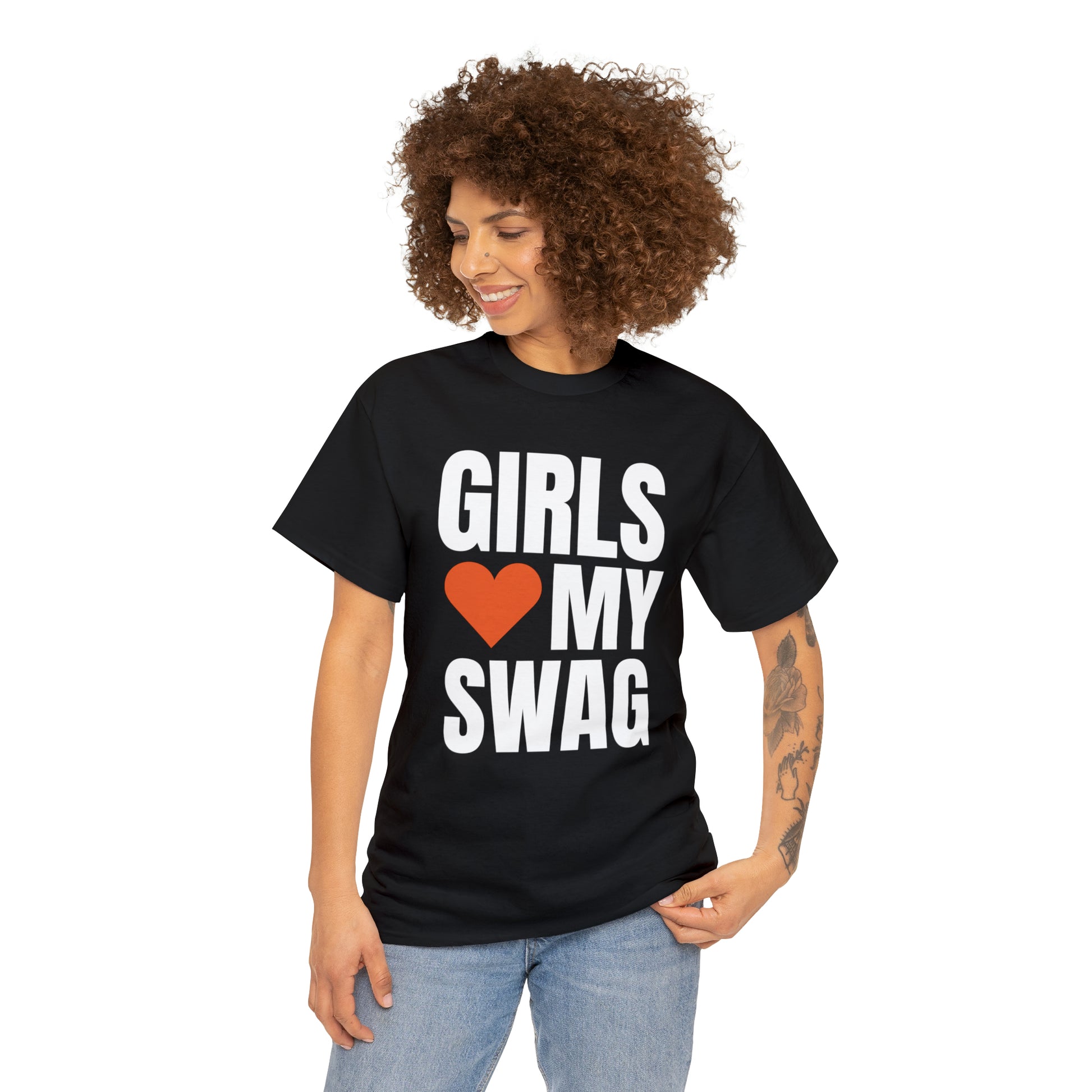 Girls Love Swag Shirt, Shirts Funny Swag Print