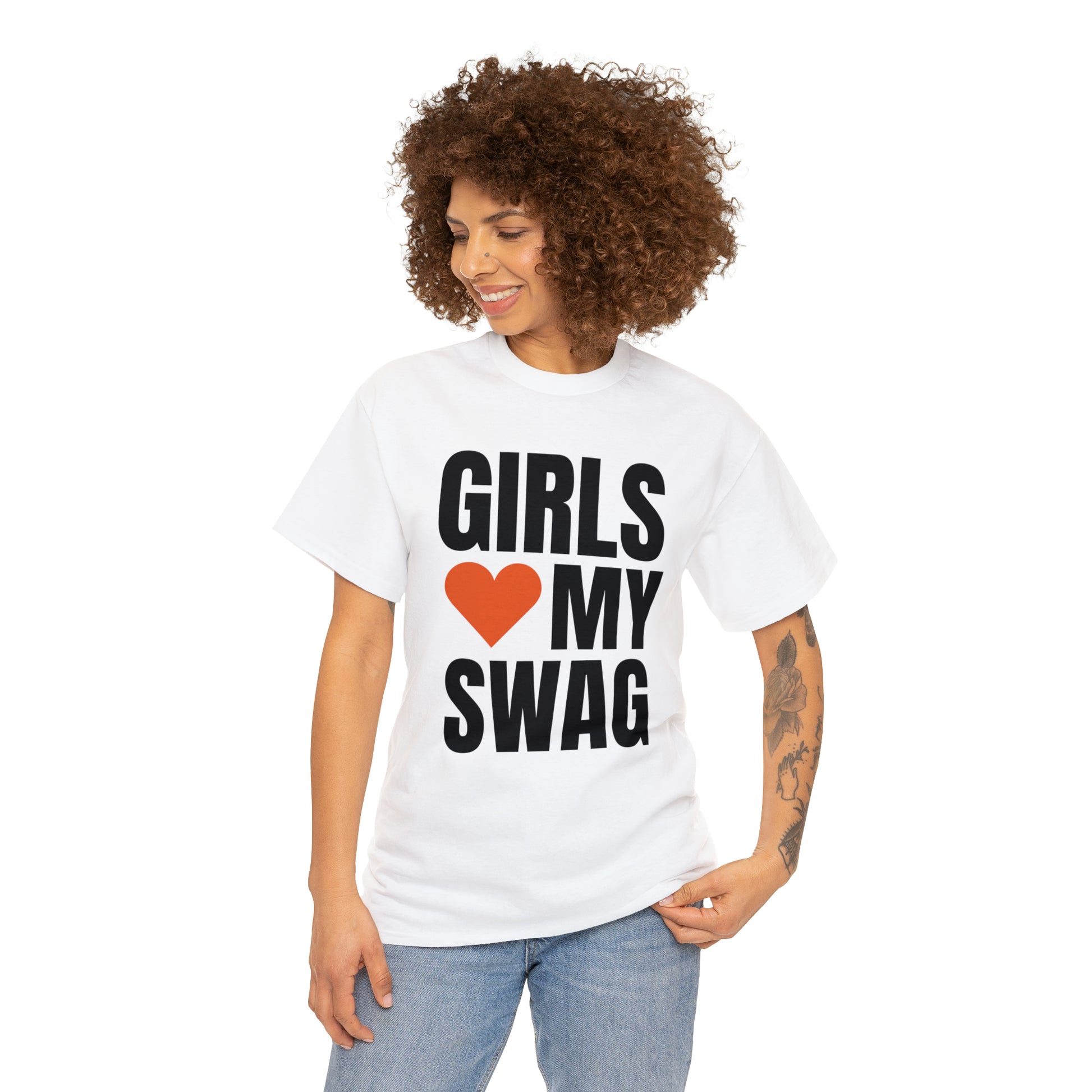 girls love my swag Essential T-Shirt for Sale by UoxoU